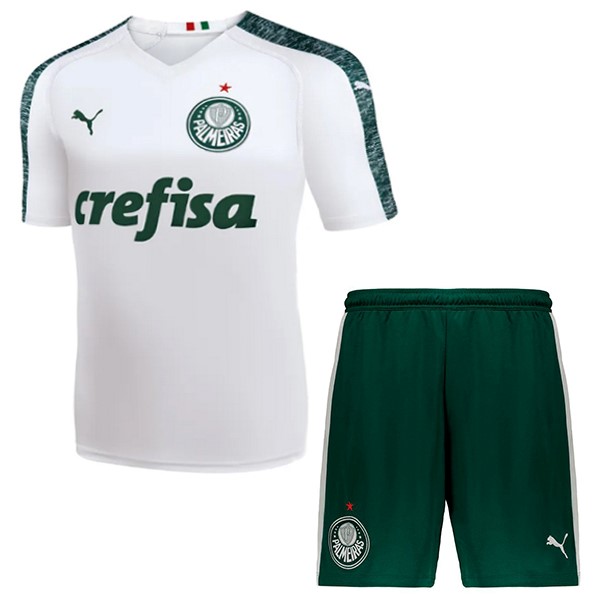 Camiseta Palmeiras Replica Segunda Ropa Niños 2019/20 Blanco